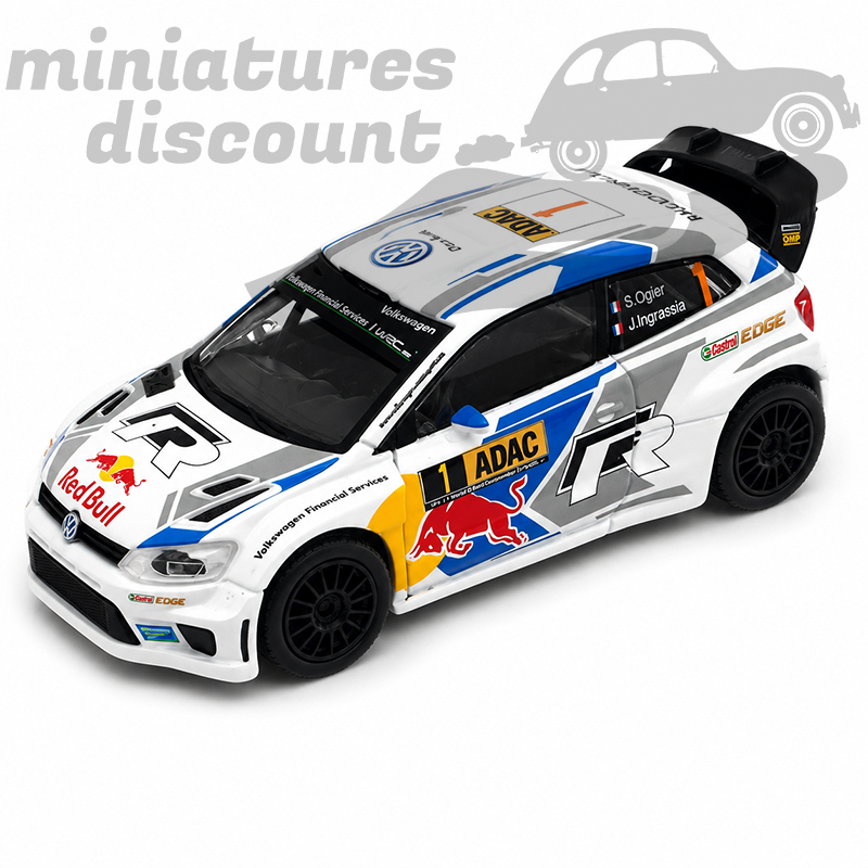 VOLKSWAGEN POLO WRC (BLANC) - BBURAGO - 1/43ème en boite