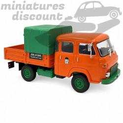 SAVIEM SG2 MB 35 CABINE DOUBLE "JEAN LEFEBVRE" (ORANGE) - 1/43ème sous blister