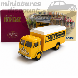 SIMCA CARGO CAMION DE DÉMÉNAGEMENT BAILLY (JAUNE) - IXO - 1/50ème en boite