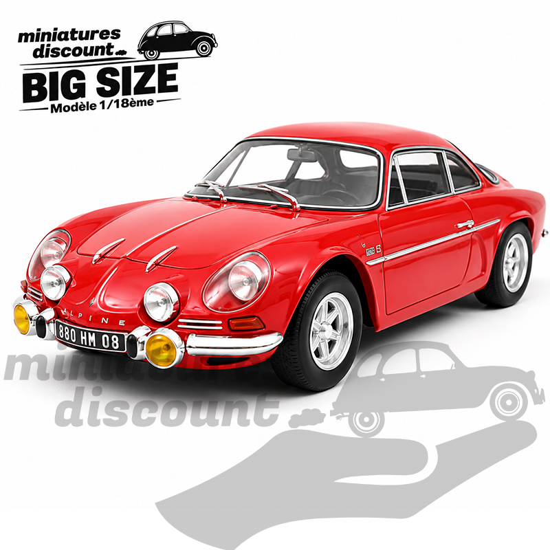 RENAULT ALPINE A110 1600S (ROUGE) - NOREV - 1/18ème en boite