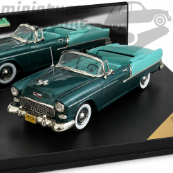 CHEVROLET BEL AIR 1955 OPEN CONVERTIBLE (Vert) - VITESSE - 1/43ème en boite