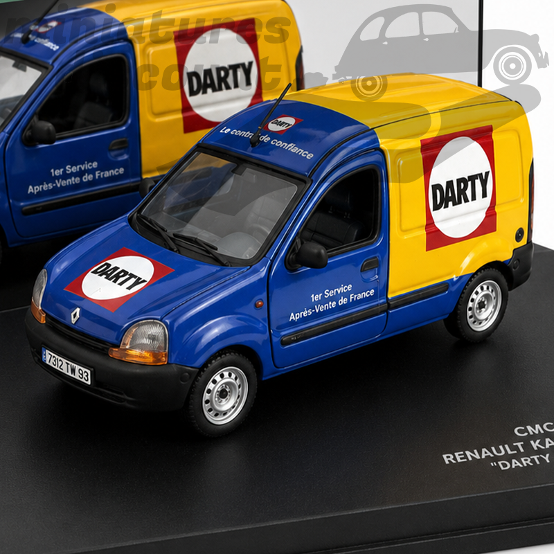 RENAULT KANGOO DARTY (MULTICOLORE) - VITESSE - 1/43ème en boite
