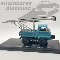 RENAULT SINPAR CASTOR 1200 "LÈVE-POTEAU EDF" (BLEU) - 1/43ème sous blister