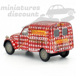 CITROËN 2CV AZU COCHONOU (ROUGE) - NOREV - 1/43ème sous blister