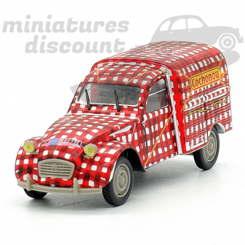 CITROËN 2CV AZU COCHONOU (ROUGE) - NOREV - 1/43ème sous blister