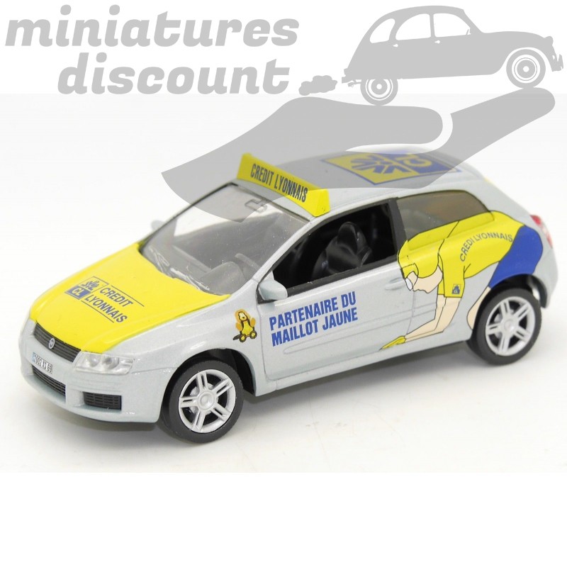 FIAT STILO DU CRÉDIT LYONNAIS TOUR DE FRANCE (ROUGE) - NOREV - 1/43ème sous blister