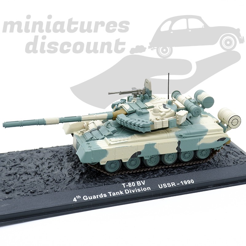 TANK T-80 BV (CAMOUFLAGE MILITAIRE) - 1/72ème en boite