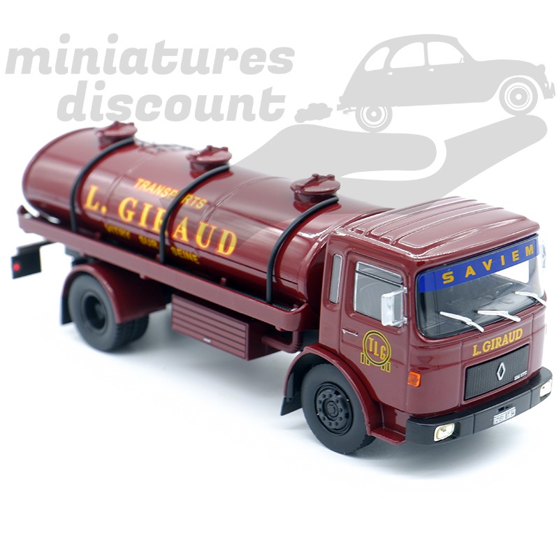 RENAULT SAVIEM SM170 "L.GIRAUD" (ROUGE FONCÉ) - IXO - 1/43ème en boite