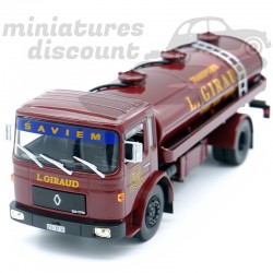 RENAULT SAVIEM SM170 "L.GIRAUD" (ROUGE FONCÉ) - IXO - 1/43ème en boite