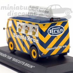 CITROËN TUB HY "BISCUITS BRUN" (JAUNE) - 1/43ème en boite