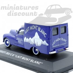 PEUGEOT 203 C 8 " LAIT MONT BLANC " (BLEU) - 1/43ème en boite