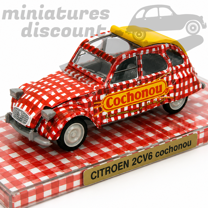 CITROËN 2CV "COCHONOU" (ROUGE) - NOREV - 3inch en boite