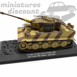 CHAR TIGRE TANK / CHAR ARMÉE, PZ KPFW VI TIGER (VERT ARMÉE) - 1/43ème en boite