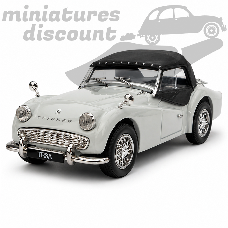 TRIUMPH TR3A CORGI (BLANC) - 1/43ème en boite