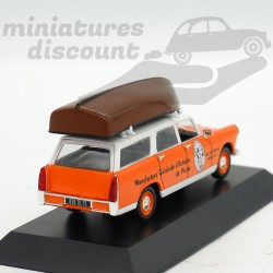 PEUGEOT 404 BREAK "MANUFACTURE GÉNÉRALE D'ARTICLES DE PÊCHE" (BLANC) - 1/43ème sous blister