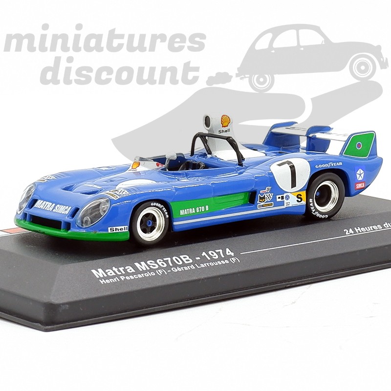 MATRA MS 670 B (BLEU) - 1/43ème en boite