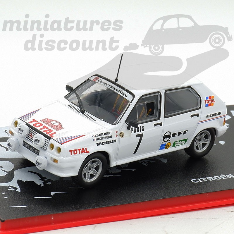 CITROËN VISA 1000 PISTES (BLANC) - 1/43ème en boite