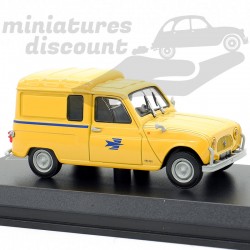 RENAULT 4L FOURGONNETTE 1962 LA POSTE (JAUNE) - 1/43ème sous blister