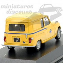 RENAULT 4L FOURGONNETTE 1962 LA POSTE (JAUNE) - 1/43ème sous blister
