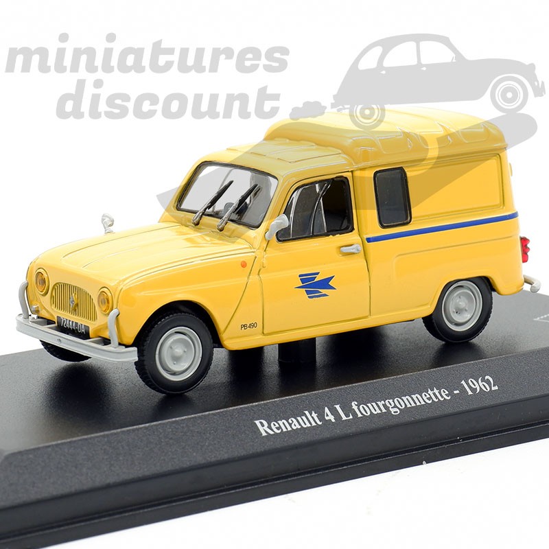 RENAULT 4L FOURGONNETTE 1962 LA POSTE (JAUNE) - 1/43ème sous blister