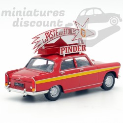 PEUGEOT 404 "PINDER" ROUGE CIRQUE PINDER (ROUGE) - 1/43ème sous blister