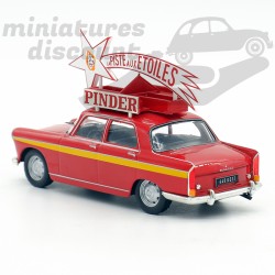 PEUGEOT 404 "PINDER" ROUGE CIRQUE PINDER (ROUGE) - 1/43ème sous blister
