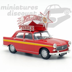 PEUGEOT 404 "PINDER" ROUGE CIRQUE PINDER (ROUGE) - 1/43ème sous blister