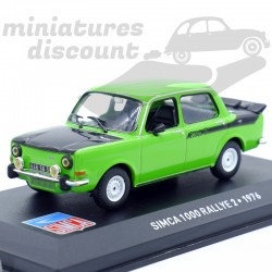 SIMCA 1000 RALLYE 2 DE 1976 (VERT) - 1/43ème en boite