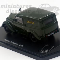 RENAULT JUVAQUATRE 1946 "LA POSTE" (VERT FONCÉ) - 1/43ème sous blister