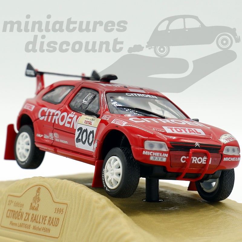 CITROEN ZX RALLYE RAID (ROUGE) - NOREV - 1/43ème en boite