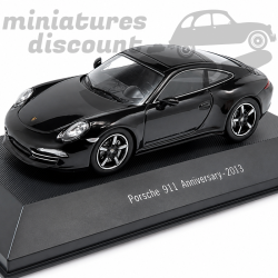 PORSCHE 911 "ANNIVERSAIRE" DE 2013 (NOIR) - 1/43ème en boite