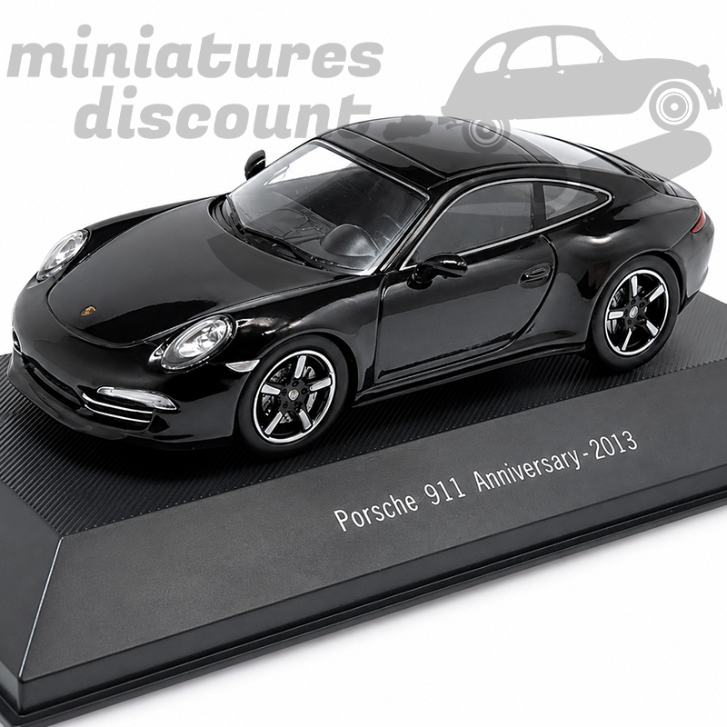 PORSCHE 911 "ANNIVERSAIRE" DE 2013 (NOIR) - 1/43ème en boite