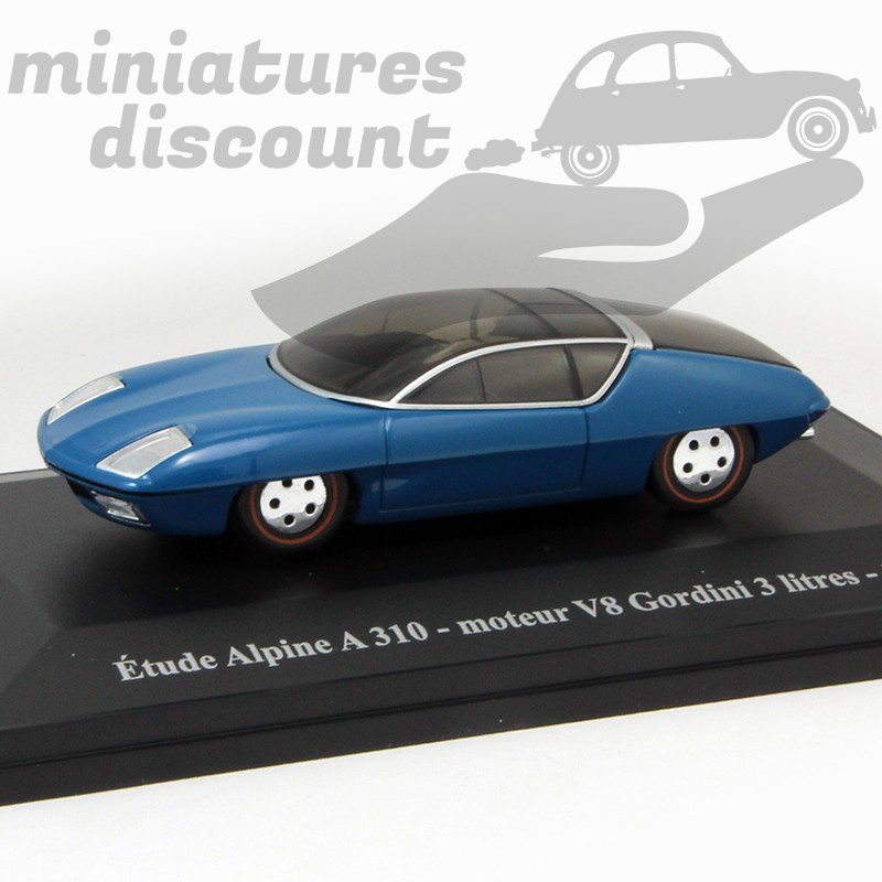 RENAULT ETUDE ALPINE A 310 MOTEUR V8 GORDINI 3 LITRES (BLEU) - 1/43ème sous blister