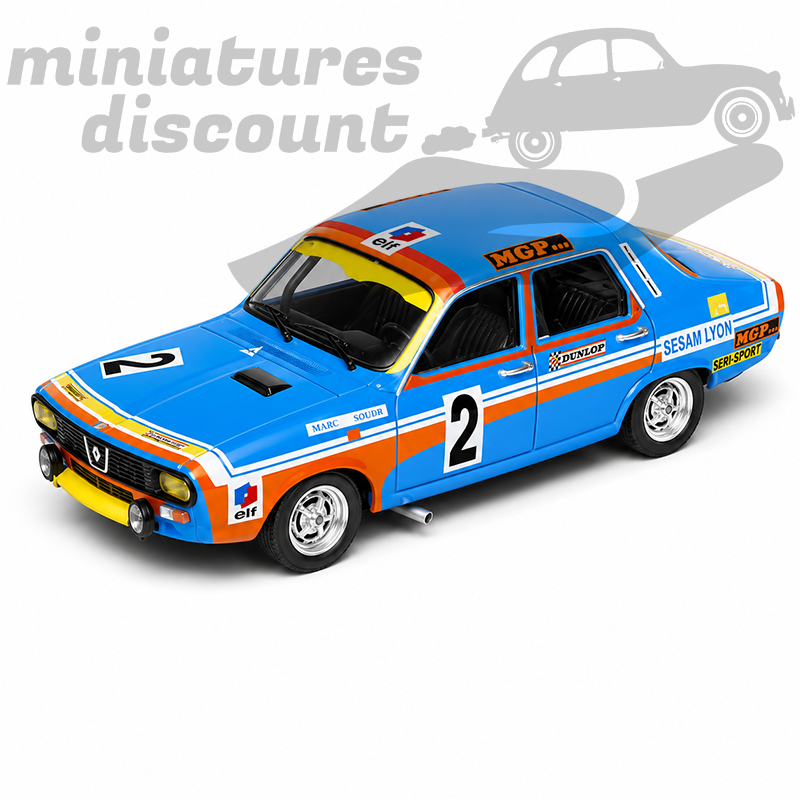 RENAULT 12 GORDINI DE 1972 (BLEU) - 1/43ème sous blister