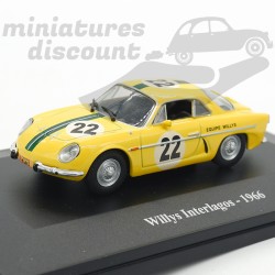 RENAULT ALPINE "WILLYS INTERLAGOS" DE 1966 (JAUNE) - ELIGOR - 1/43ème sous blister