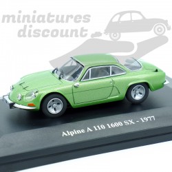 RENAULT ALPINE A110 1600 SX 1977 (VERT) - ELIGOR - 1/43ème sous blister
