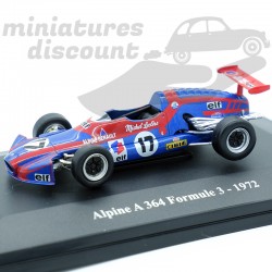RENAULT ALPINE A364 FORMULE 3 DE 1972 (BLEU-ROUGE) - ELIGOR - 1/43ème sous blister