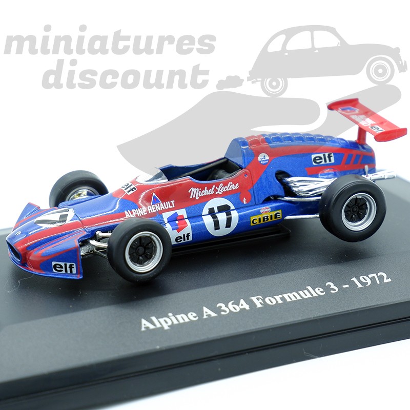 RENAULT ALPINE A364 FORMULE 3 DE 1972 (BLEU-ROUGE) - ELIGOR - 1/43ème sous blister