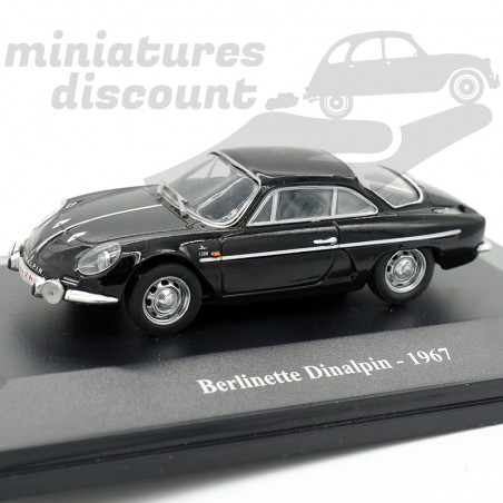 RENAULT ALPINE BERLINETTE "DINALPIN" 1967 (NOIR) - ELIGOR - 1/43ème sous blister