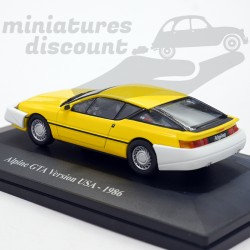 RENAULT ALPINE GTA VERSION USA (JAUNE) - ELIGOR - 1/43ème sous blister
