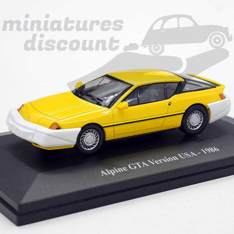 RENAULT ALPINE GTA VERSION USA (JAUNE) - ELIGOR - 1/43ème sous blister