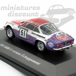 RENAULT ALPINE A 110 1600 S VERSION ECHAPPEMENT (BLANC) - ELIGOR - 1/43ème sous blister