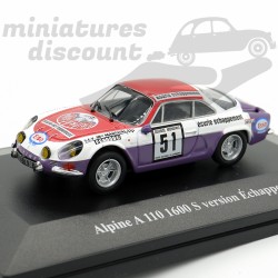 RENAULT ALPINE A 110 1600 S VERSION ECHAPPEMENT (BLANC) - ELIGOR - 1/43ème sous blister