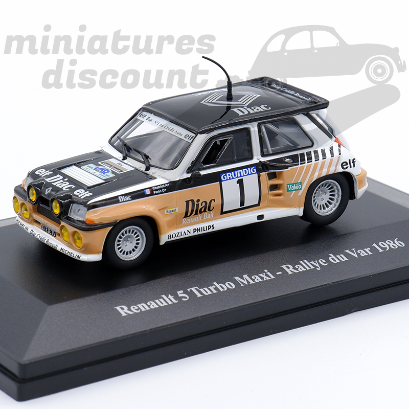 RENAULT 5 TURBO MAXI (MULTICOLORE) - ELIGOR - 1/43ème sous blister