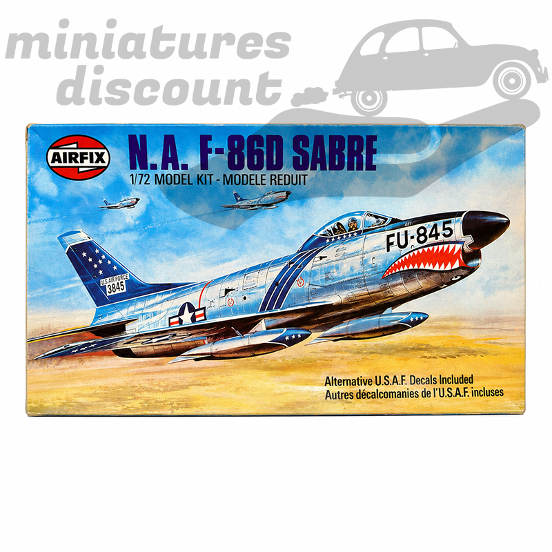 MAQUETTE - AVION N.A F - 86D SABRE - AIRFIX - 1/72ème en boite