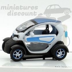 RENAULT TWIZY ELECTRIQUE (BLANC ET BLEU) - NOREV - 1/43ème en boite