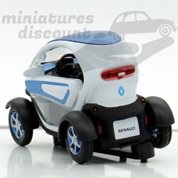 RENAULT TWIZY ELECTRIQUE (BLANC ET BLEU) - NOREV - 1/43ème en boite