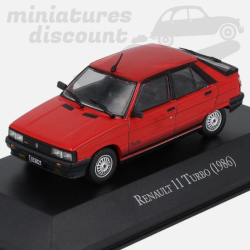 RENAULT 11 TURBO (ROUGE) - 1/43ème sous blister