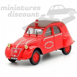 CITROËN 2CV AZL "SAPEUR POMPIERS" (ROUGE) - NOREV - 1/43ème sous blister