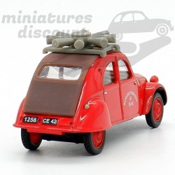 CITROEN 2CV POMPIERS (ROUGE) - NOREV - 1/43ème sous blister
